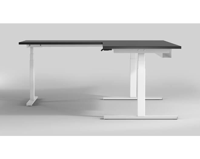 De Milano Hoek. Kleur: Wit RAL9016.