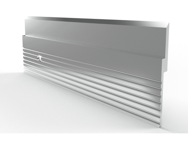 Paneelprofiel aluminium MF625 lengte 2500mm, diepte 5.08mm