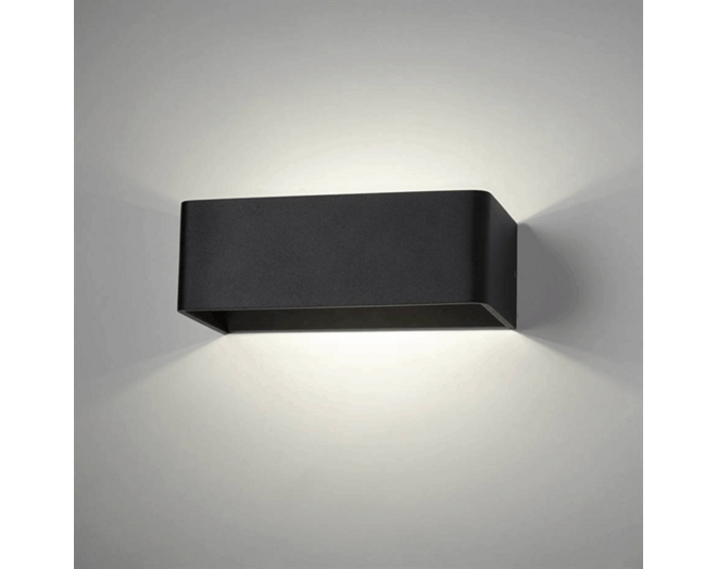 Wandlamp Toledo Up/down zwart  dimbaar IP20