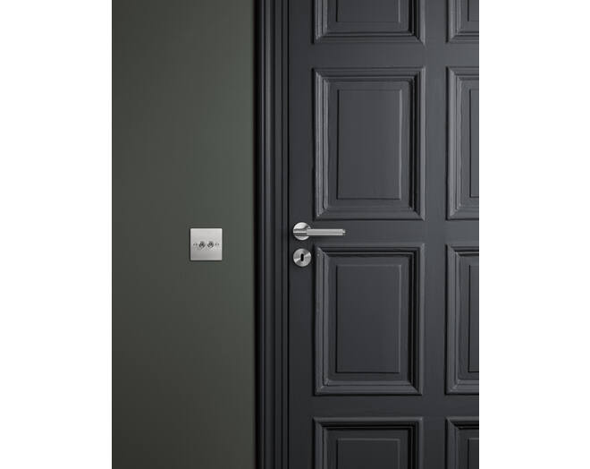 Escutcheon Plate/Traditional Profile/Steel