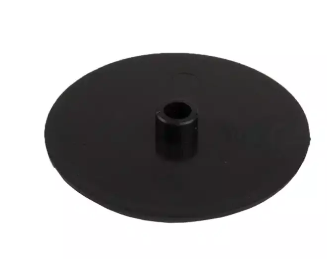 Afdekkappen FUERTE zwart, diameter 39mm