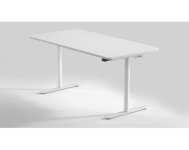 Workdesk Round voor bladmaat van 1600-2400mm , wit