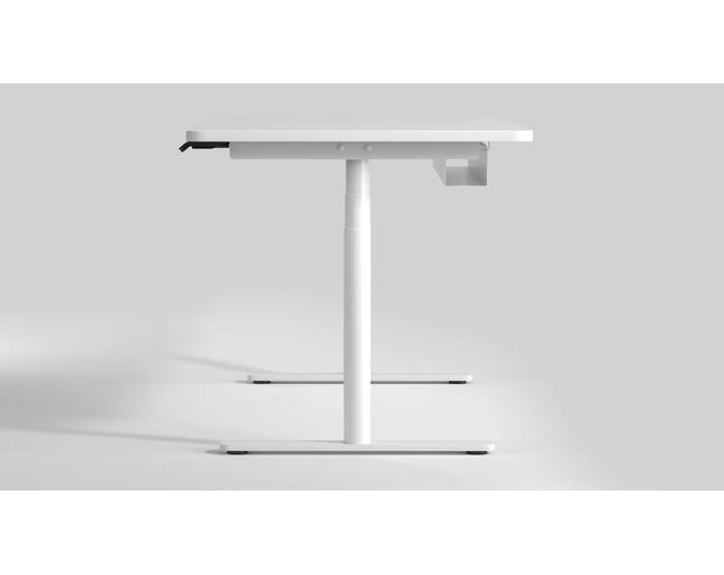 Workdesk Round voor bladmaat van 1600-2400mm , wit
