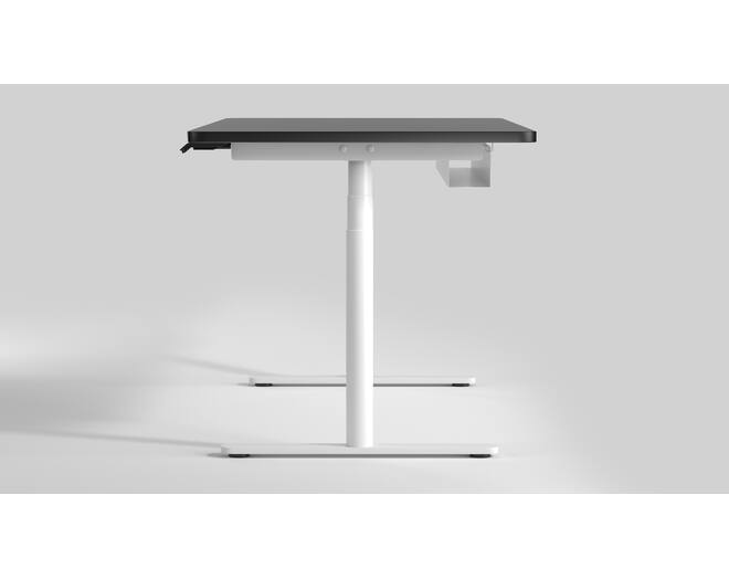 Workdesk Round voor bladmaat van 1600-2400mm , wit
