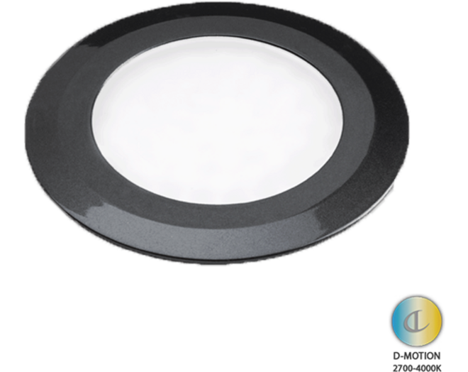 Losse spot Date D-Motion zwart 3W-24Vdc 2700K-4000K