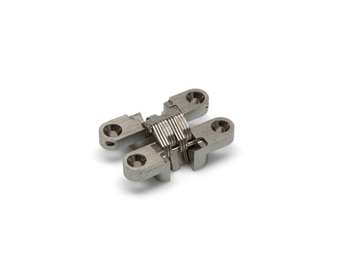 SOSS 203 NP / 13x045 mm / deurdikte ca. 19 mm /vernikkeld