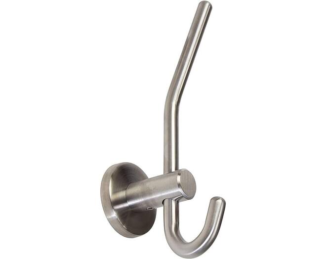 Hoed- en jashaak RVS geborsteld 175x49mm