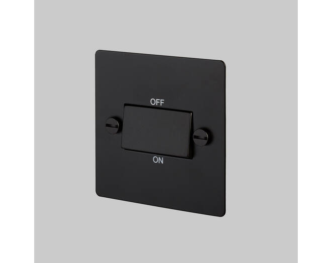 Triple Pole Fan Switch - Black - Black Interior