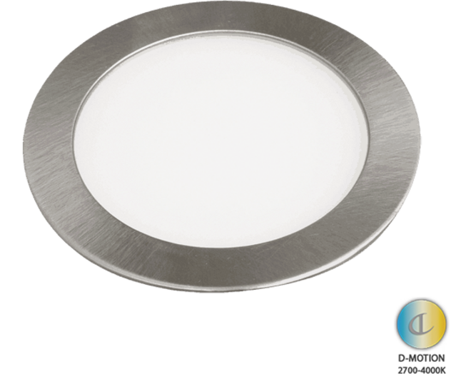 Losse spot  Smally XS D-Motion RVS-look 3W-24Vdc 2700K-4000K