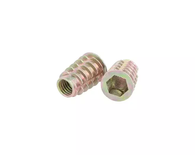 Rampabus conisch M10/16x25mm met rand, geel verzinkt, SW10
