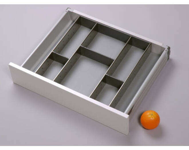 Bestekindeling ORGA-LINE set 5, corpus 60 en groter, lade-
