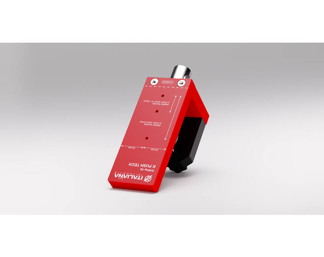 Boormal voor K push Tech, een doos met 1 opvulplaatje 1mm