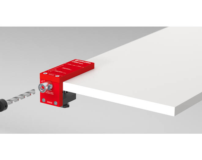 Boormal voor K push Tech, een doos met 1 opvulplaatje 1mm