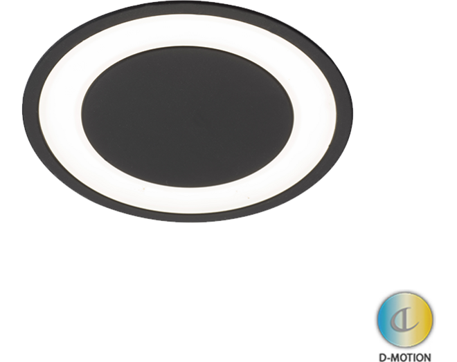Losse spot Kronos 24V mat zwart D-Motion 2700K-4000K