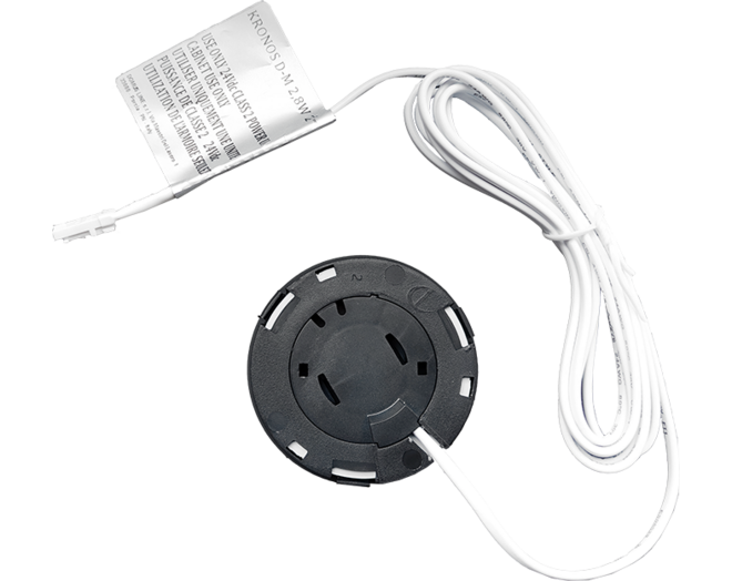 Losse spot Kronos 24V mat zwart D-Motion 2700K-4000K