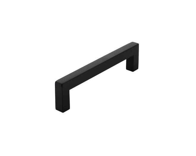Meubelgreep vierkant 140 mm zwart