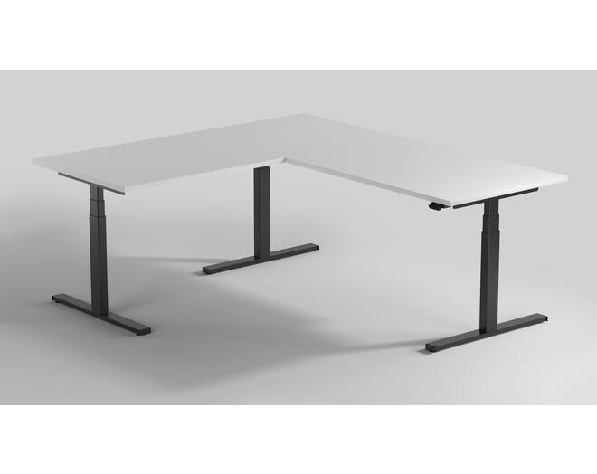 De Milano Hoek. Kleur: Zwart RAL9005.
