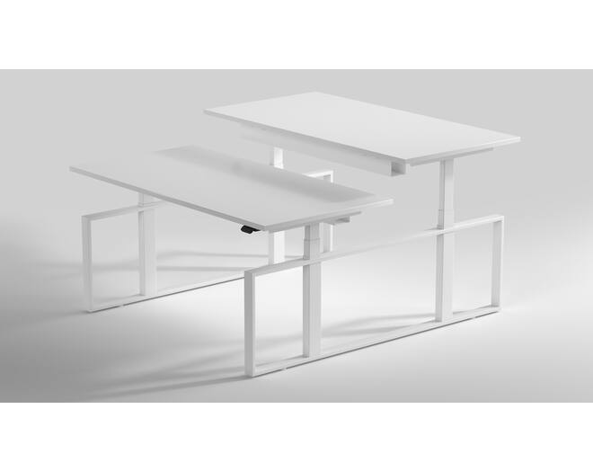 Square duo HS wit inclusief frame 1500-2400mm.