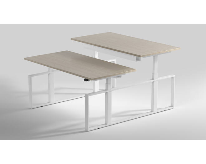 Square duo HS wit inclusief frame 1500-2400mm.