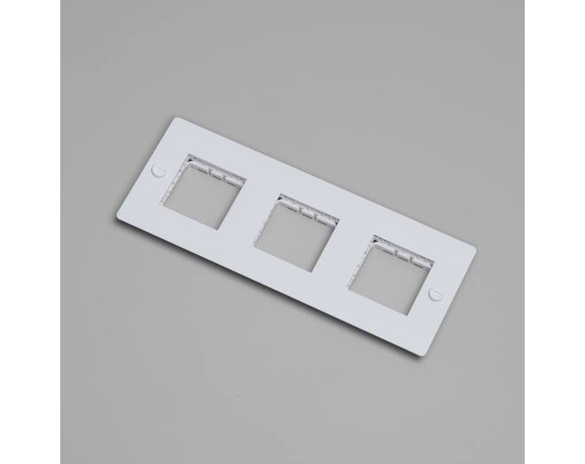 3G Wall Plate/Modules Only/White