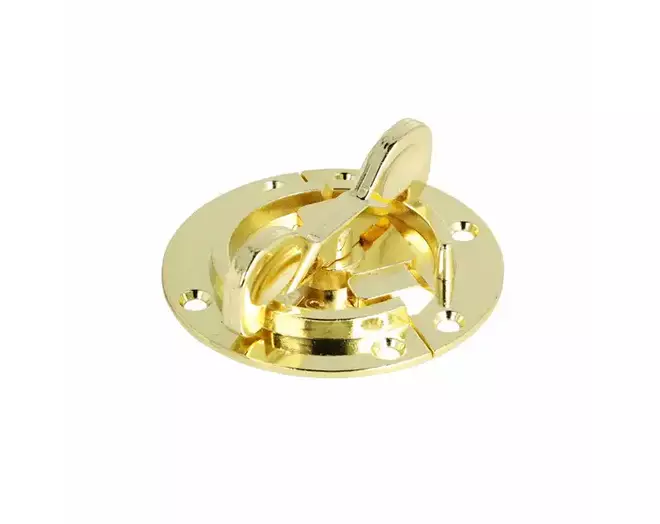Bladverbinder rond 60mm, dikte 1,5mm vermessingd