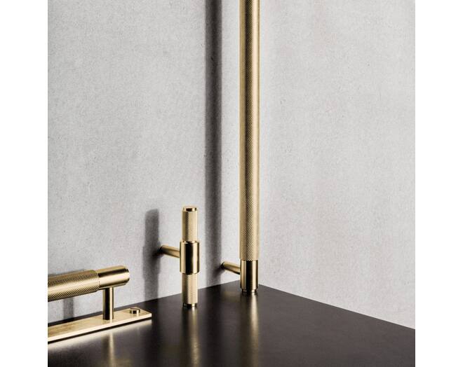 Pull Bar/Cross/Large 360Mm/Brass