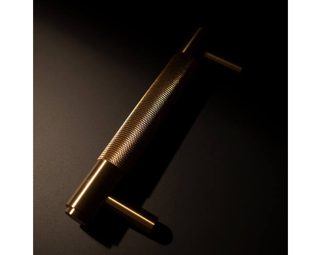 Pull Bar/Cross/Large 360Mm/Brass