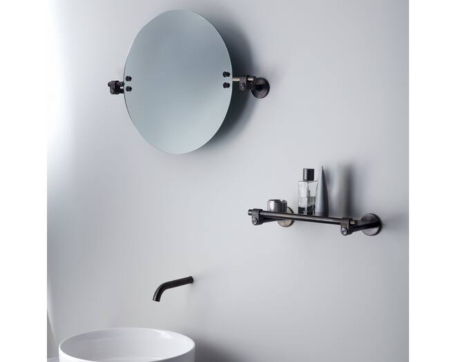 Shelf/Small 300Mm/11.8 Inches/Cast/Welders Black