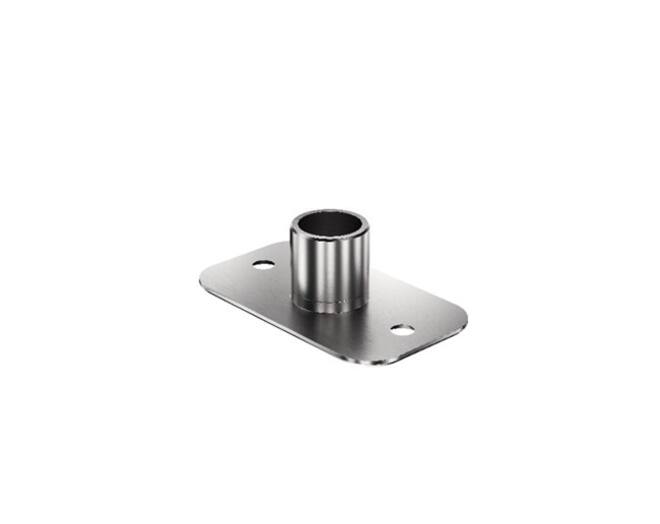 FritsJurgens plafondplaat, rechthoekig, RVS, 70x40mm