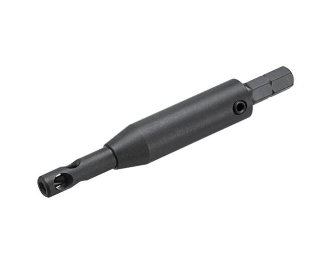 Houder incl. centreerboor Kleur: zwart