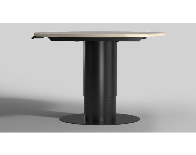 BARI Round zwart RAL9005