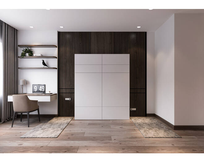 Speedy Wall enkel opklapbed wandmontage voor matras 90x200cm