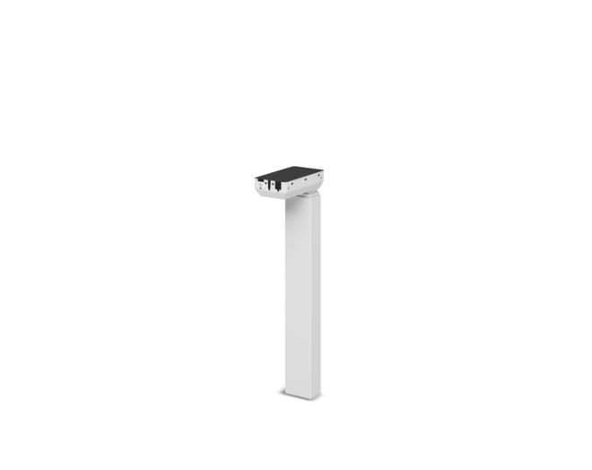 Kolom DL6 Experience, wit, hoogte 560mm slag 650mm.