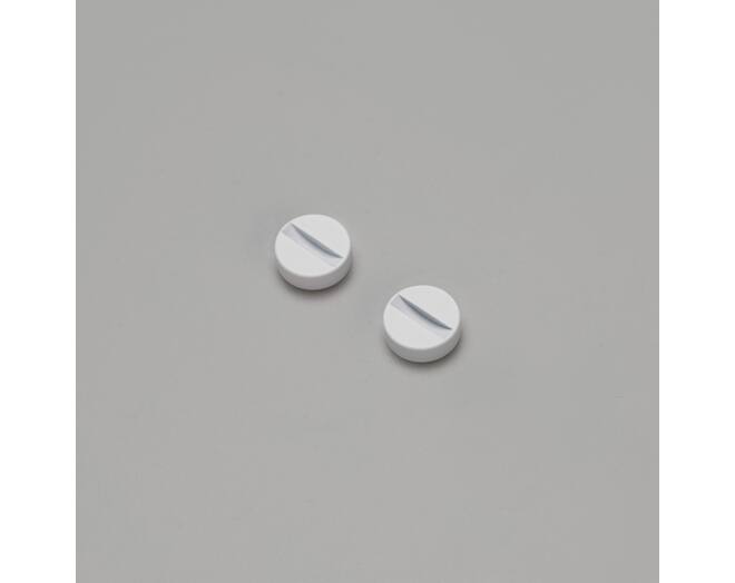 Plate Detail Kit/Coin Caps Only/White