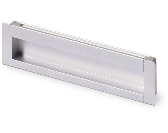 Komgreep buitenmaat 175x33.5mm mat chroom h.o.h. 160mm