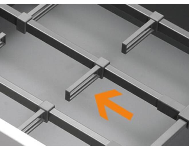 Lengteverdeelstuk carbon zwart