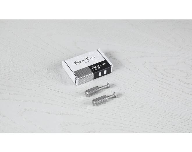 Furniture Knob/Linear/Set Of 2/Steel