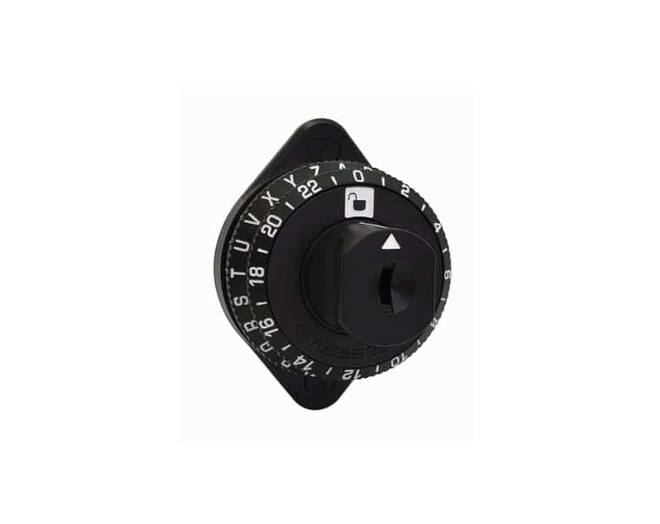 Codeslot KEYLESS360 mat zwart, alphanumerieke code