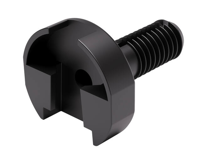 Plankverbinder zwart voor TRIS voor plankdikte 25mm