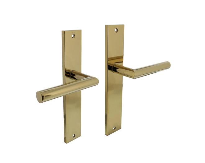 Deurkruk Bastian op schild 245x45 mm blind