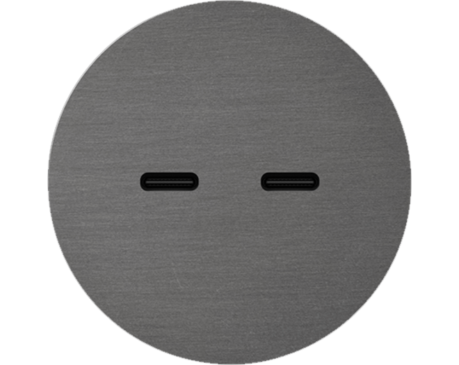 Rond 2.0 Multifit - USB-C 2X (30W) - s. trim - canon de fusi