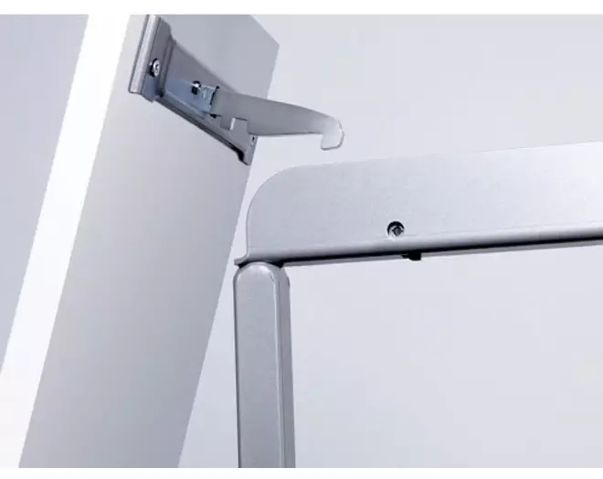 Fronthouders 4366 ClickFixx zilver 30 cm