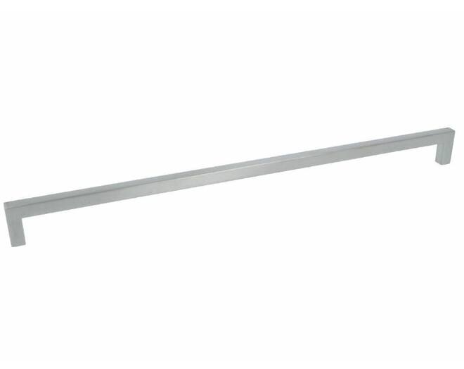 Greep 9x9mm hoh 192mm RVS look mat totale lengte 200mm
