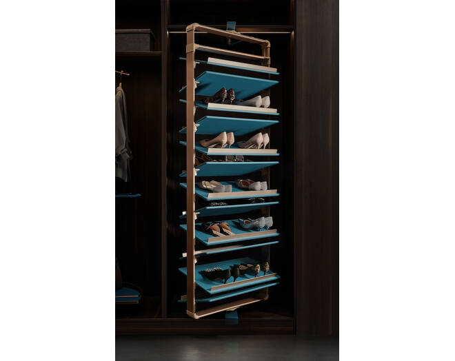 703594 B Series - Rotating Shoe Rack - 6 layers Moran Green