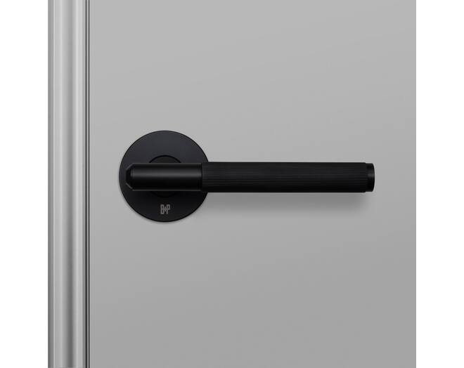 Fixed Door Handle/Single-Sided/Linear/Welders Black