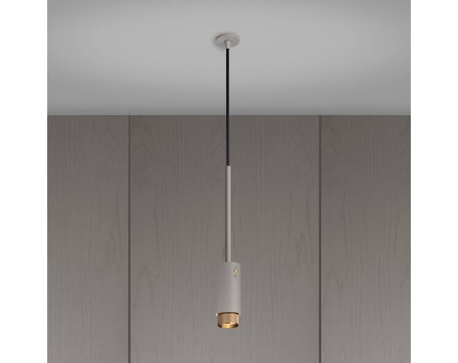 Exhaust Pendant/Linear/Stone/Brass