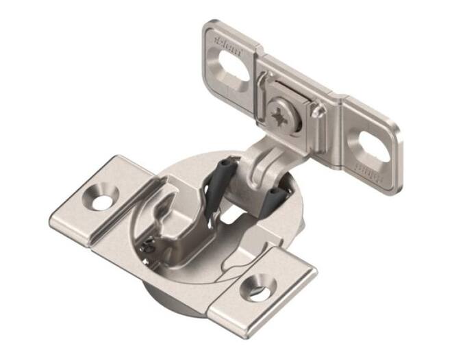COMPACT scharnier met veer 107°Frontale bevestiging schroef