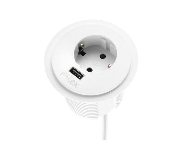 Inbouw module Power spot wit, 60mm. Met eGST plug.