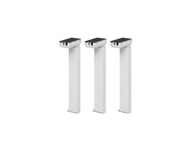 Milano set met 3x DL6 Experience. Kleur: Wit RAL9016
