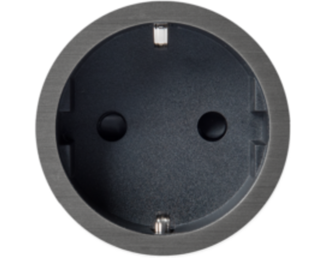 Rond 2.0 Socket F - t.less - canon de fusil dark - black cup